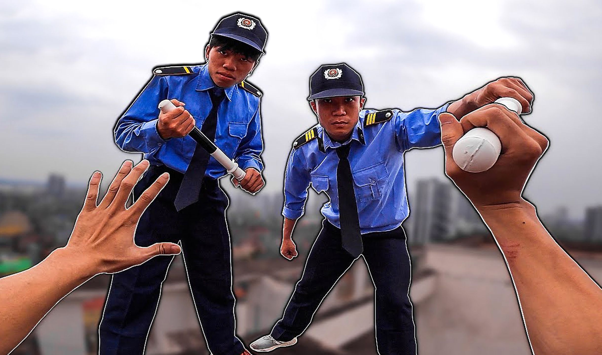 小杨当保安遭到挑衅,和小小杨联手抓捕坏蛋