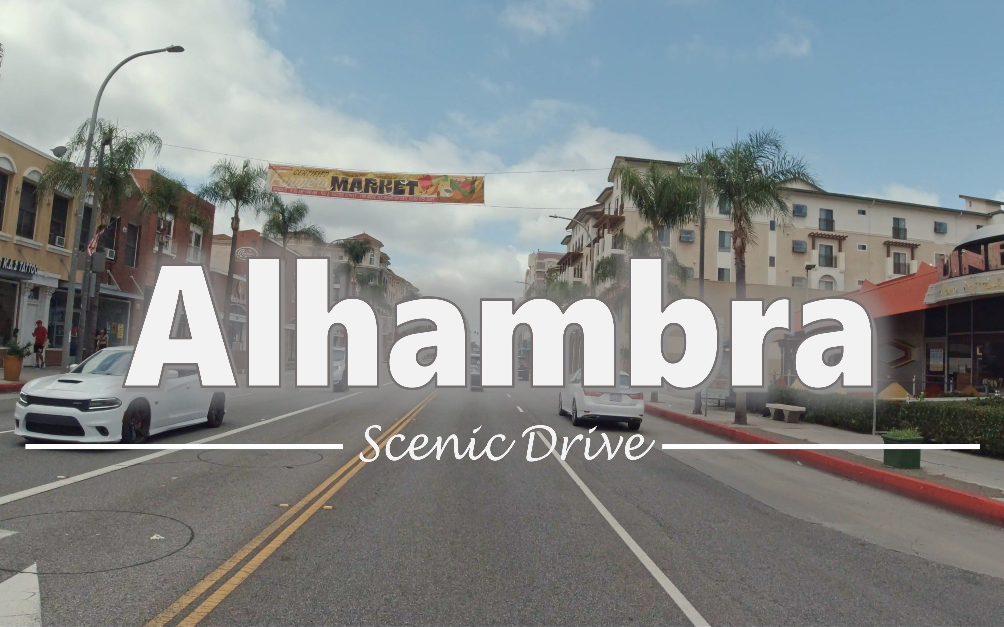 [图]阿罕布拉，加州 Driving in Alhambra, California - 行车旅游Vlog