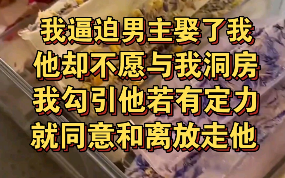 我逼迫男主娶我,他却不愿与我洞房,我打赌他若有定力就和离哔哩哔哩bilibili