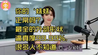 你的‘妹妹’正常吗？最全的外阴形状：逼真度99.99%，很多人不知道#健康#两性健康#健康知识#老年健康
