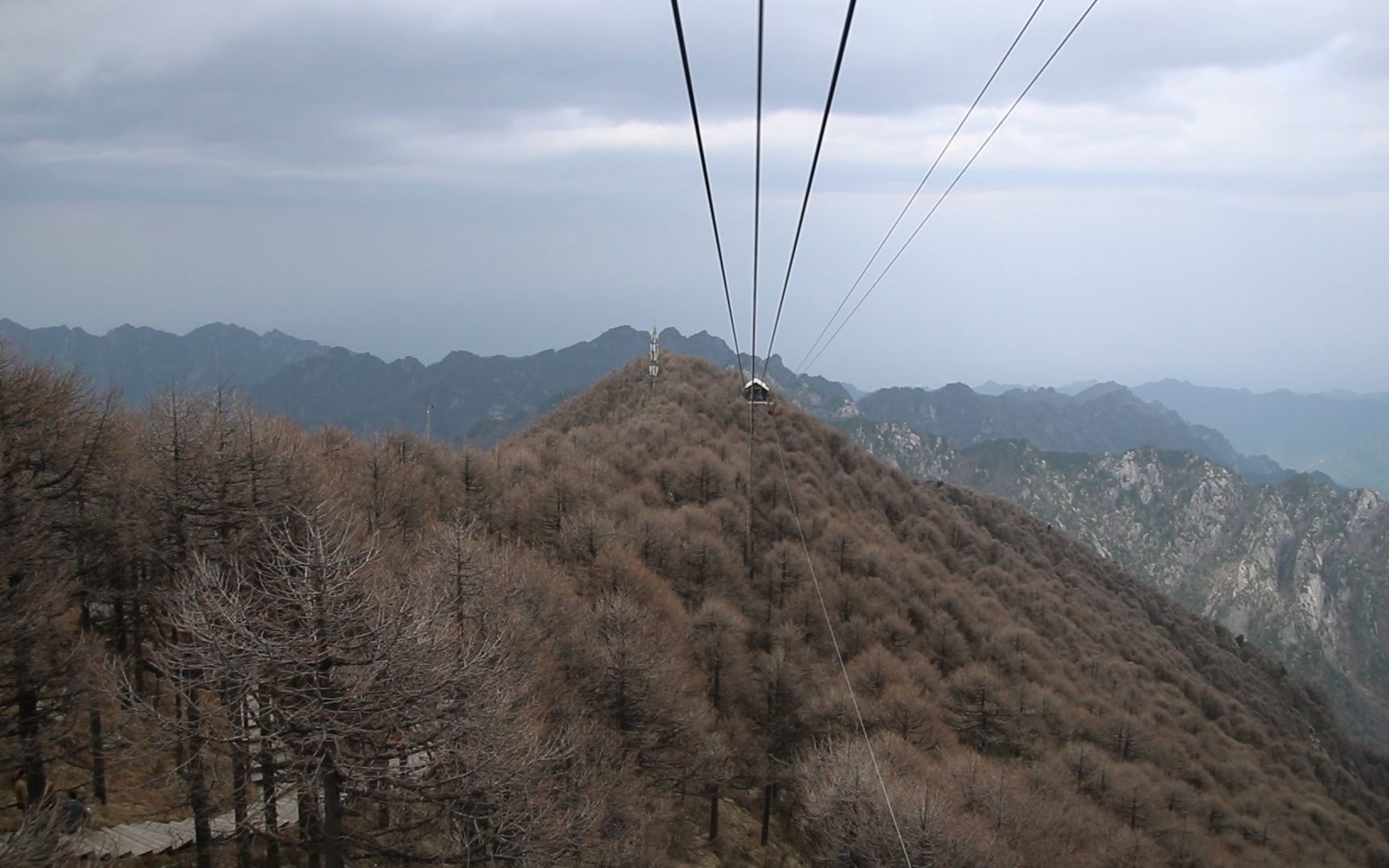 太白山索道初体验