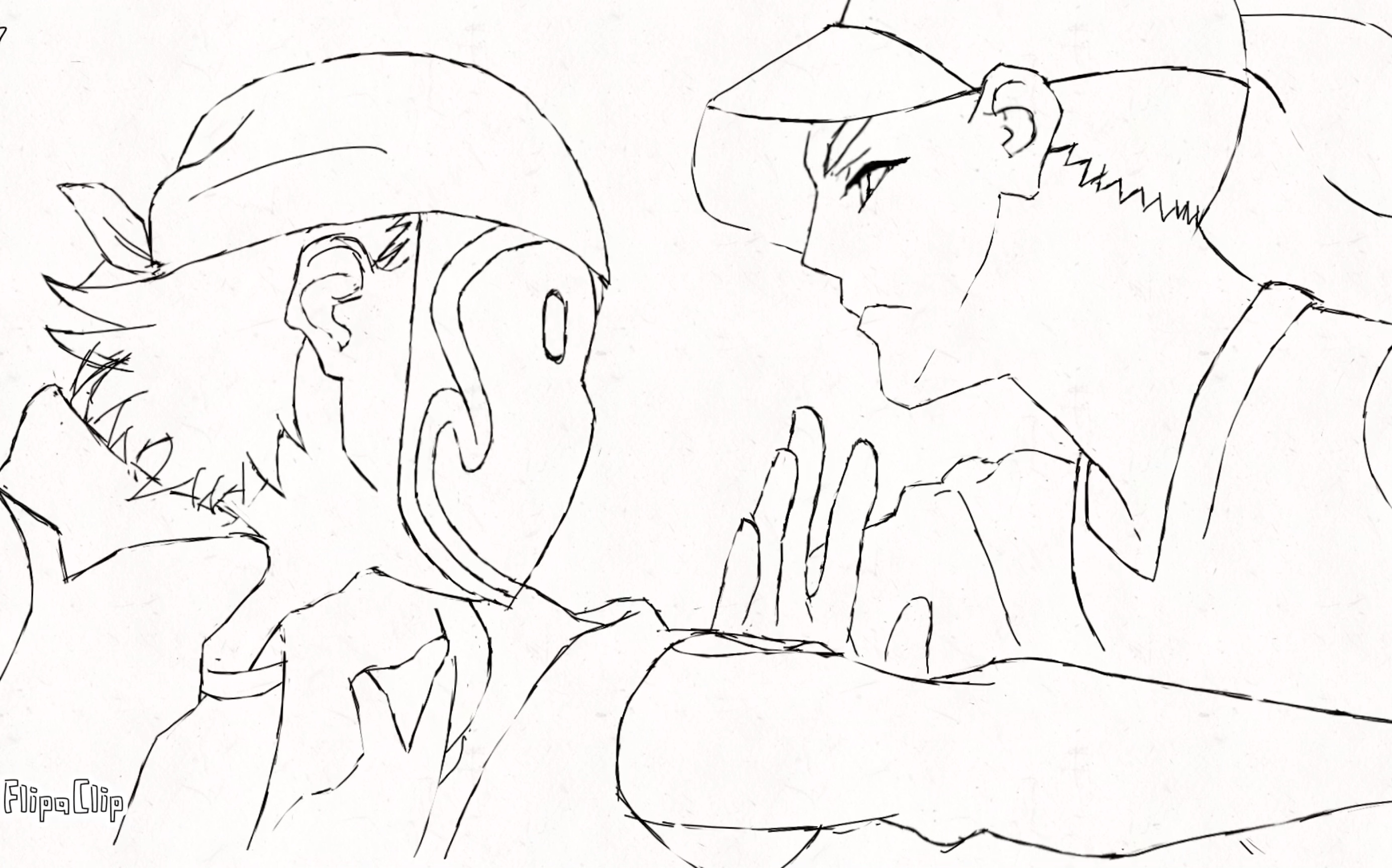 【临摹】一人之下动画逐帧临摹,【凹凸世界】3小时手绘雷狮