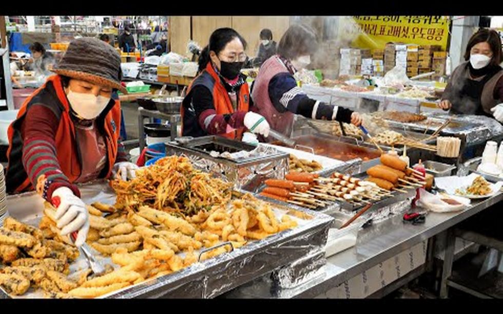街头美食系列288 美食摊 韩国棒子高丽日本 料理 街边小吃 东亚美食