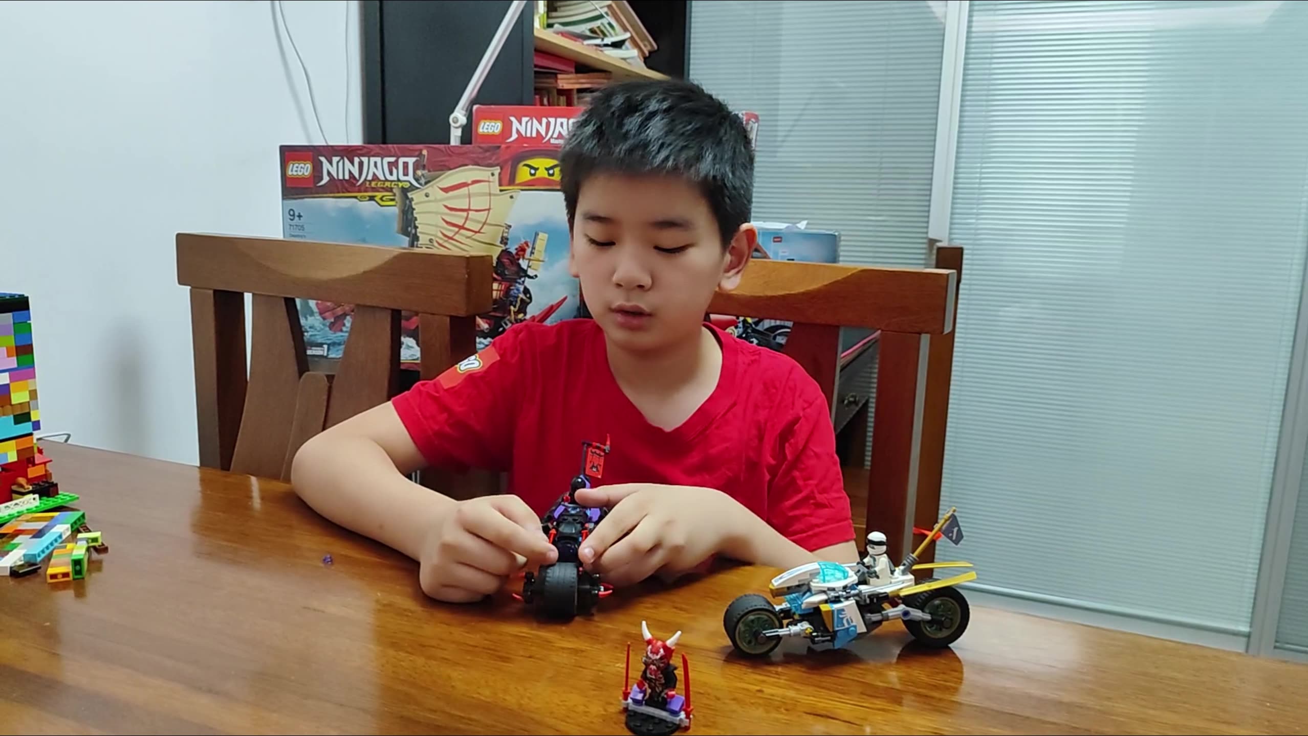 享乐高--乐高幻影忍者70639巨轮摩托追击战测评