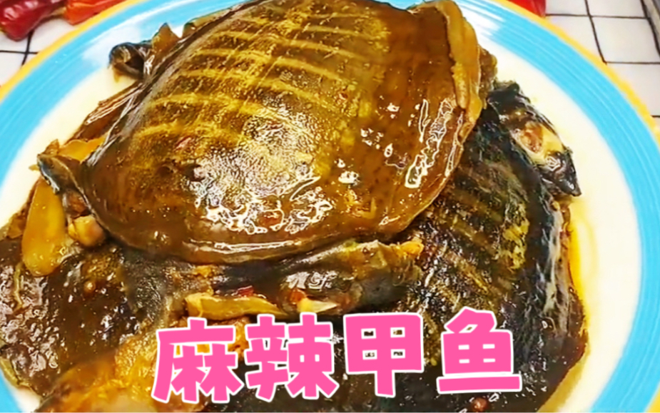 大厨教你网红麻辣甲鱼,学会了就出摊!