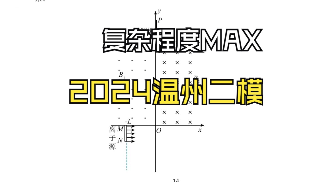 【首考冲刺95+必刷题】【函数建立+分类讨论】浙江磁场最爱的题型哔哩哔哩bilibili