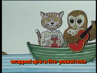 [图]爱德华·利尔 猫头鹰和猫咪 THE OWL AND THE PUSSY CAT by Edward Lear