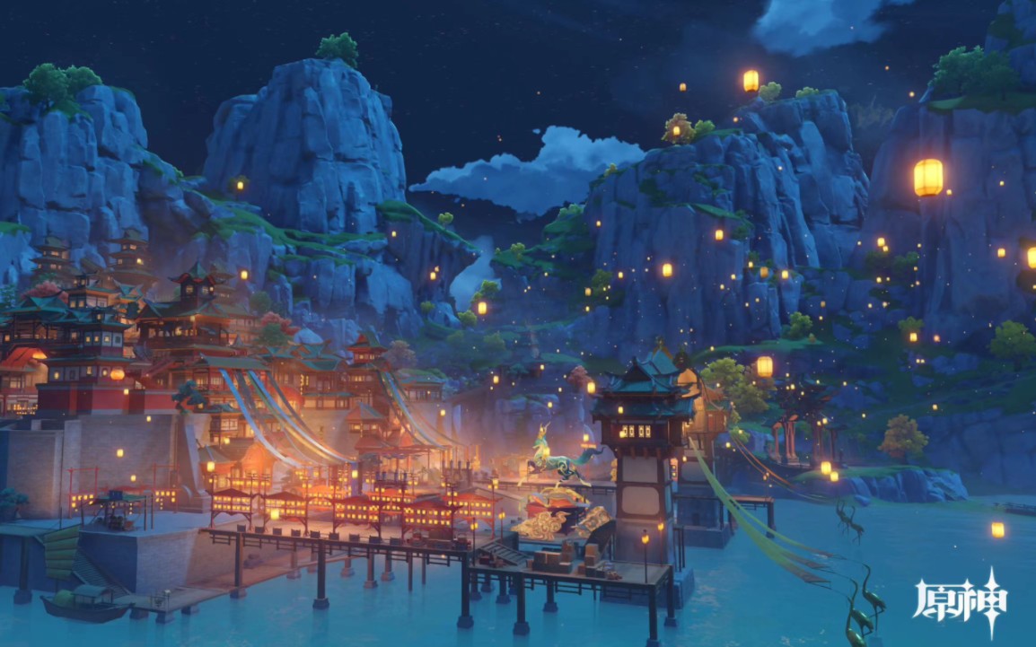 [乐曲改编] 原神-璃月港bgm《杯中明月》