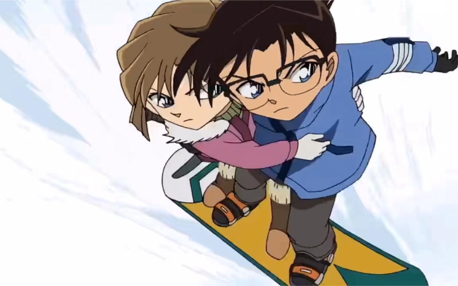 柯南玩转滑板天秀!