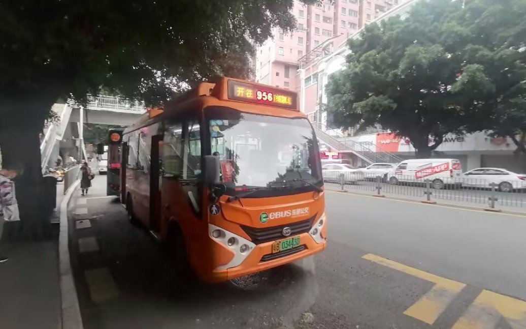 深圳东部公交956路(布吉街-草埔地铁站③)比亚迪byd6710hzev1(k6d)