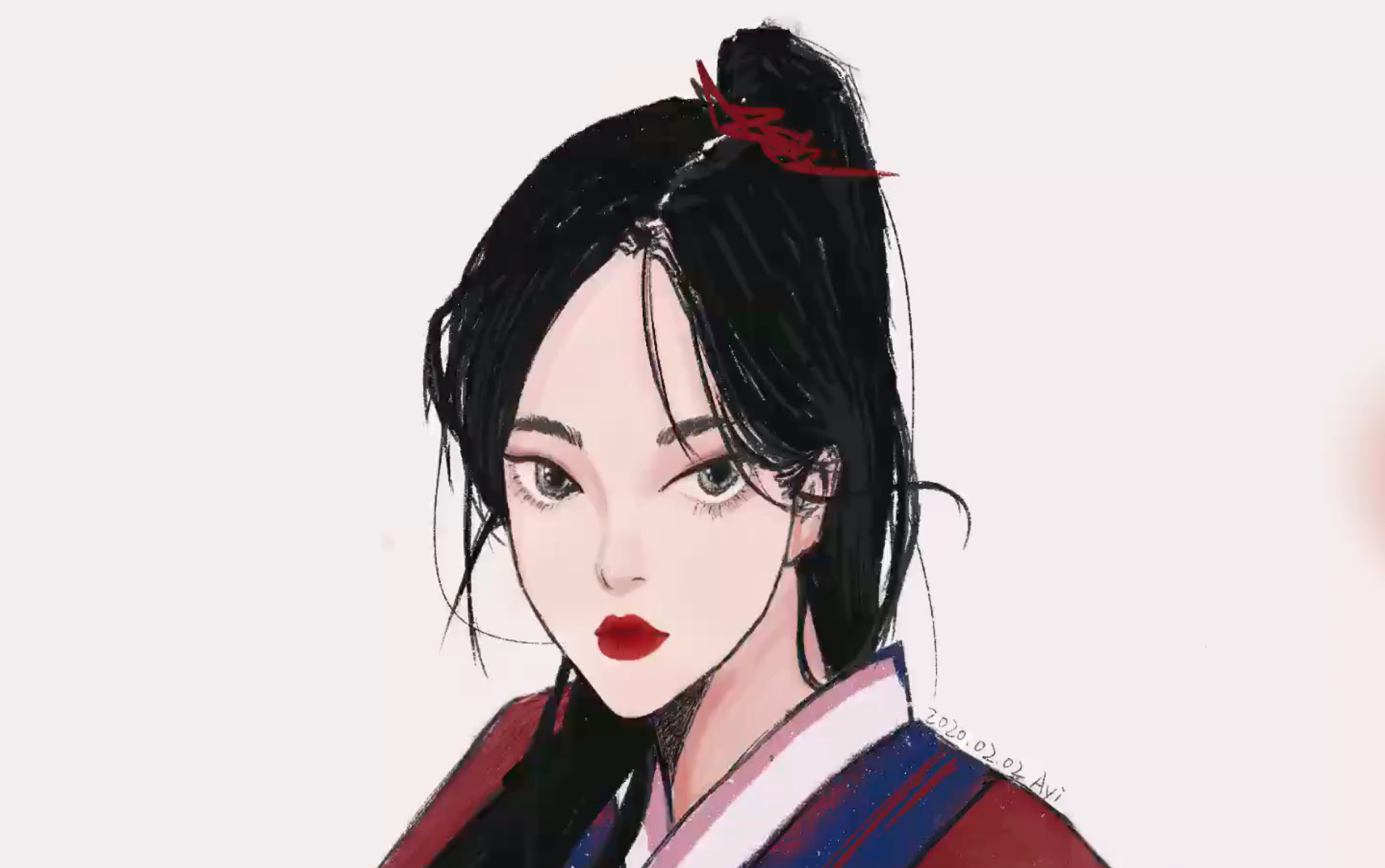 【procreate 临摹阿莘迪士尼公主第四弹】放一个库存吧 最近练车没