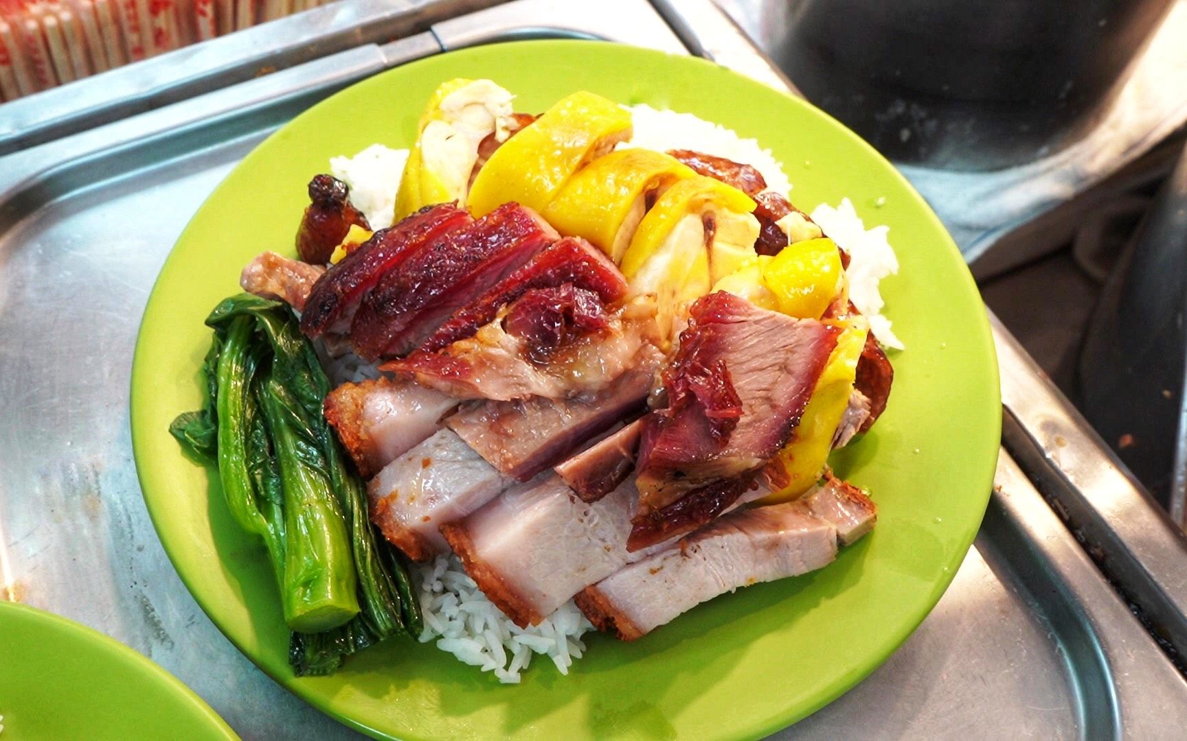 香港正版 烧味4宝饭 来一碗 色香味俱全 刺激味蕾的享受 完美