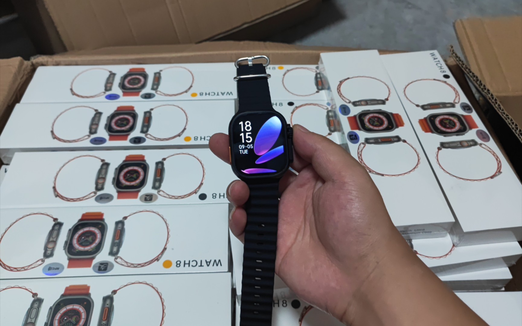 69块钱处理一批华强北顶配版s8智能手表,各种健康监测nfc功能都有了