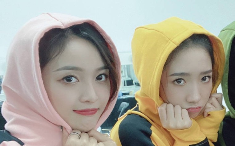 美宣吴宣仪孟美岐来了来了抖肩舞来了一起来coincidence吧