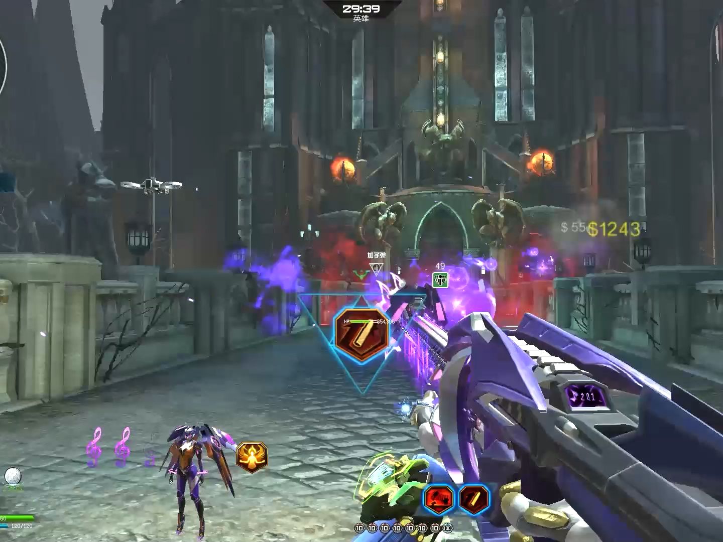 【逆战暮光古堡】新武器魂断魔殇,背着吉他探秘中世纪古堡