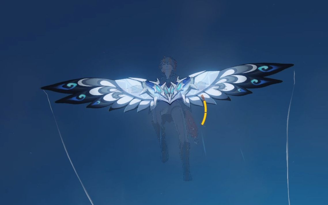 原神 树满级啦!雪翅膀真是太好看啦!雪隐之翼展示_哔哩哔哩_bilibili