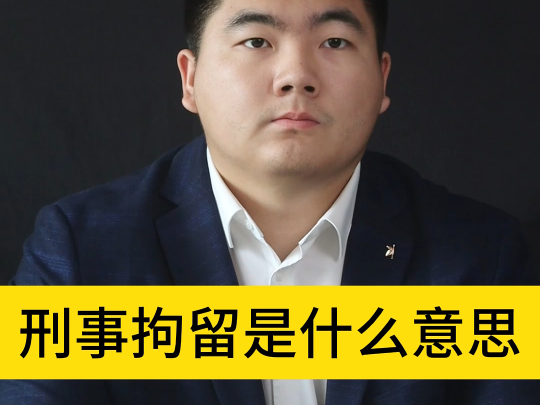 刑事拘留是什么意思哔哩哔哩bilibili