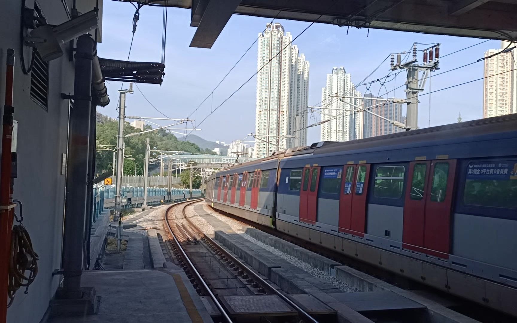 港铁屯马线千九出显径站 东铁线乌蝇头通过_哔哩哔哩_bilibili