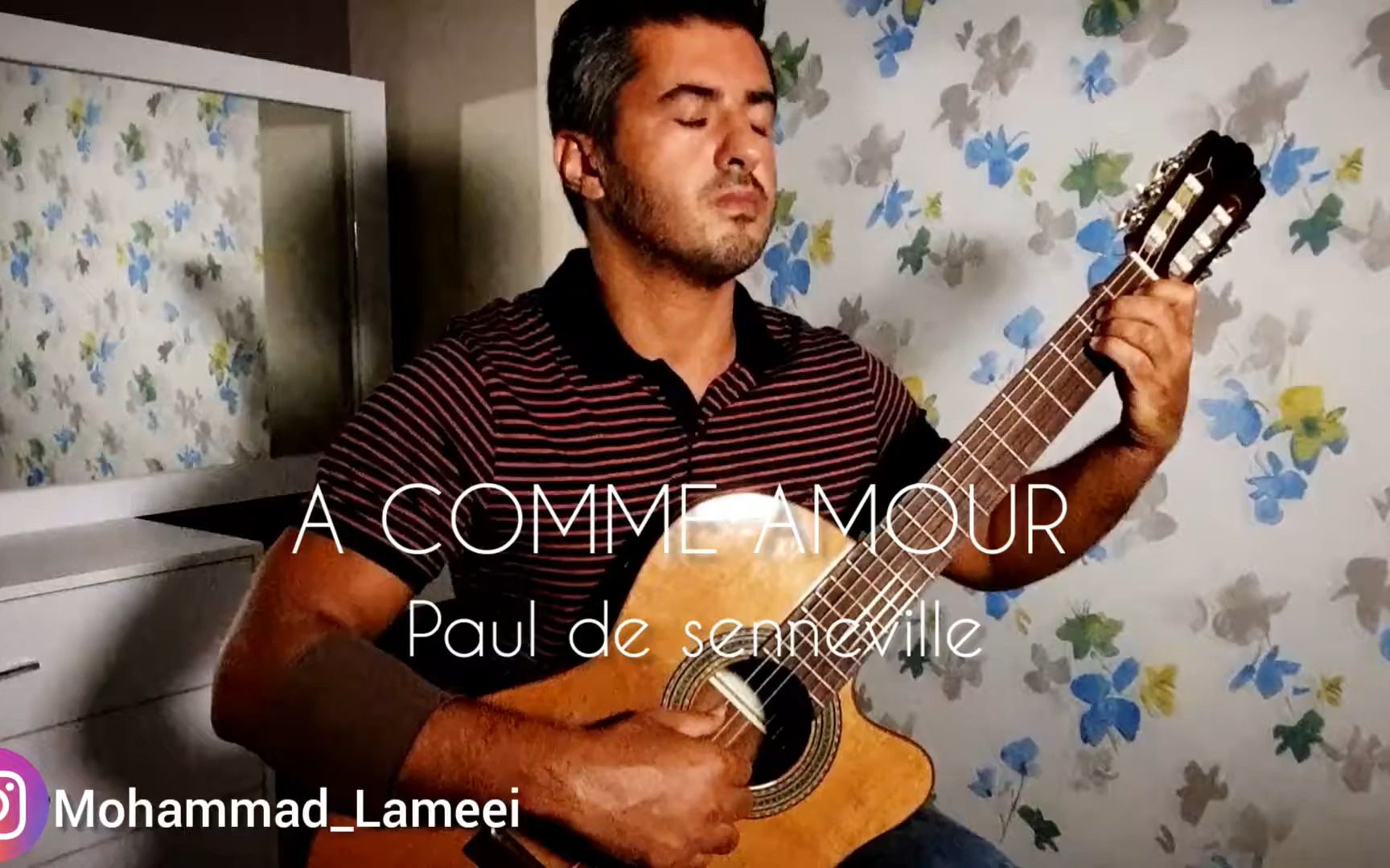 [图]A COMME AMOUR Classical Guitar Cover Fingerstyle