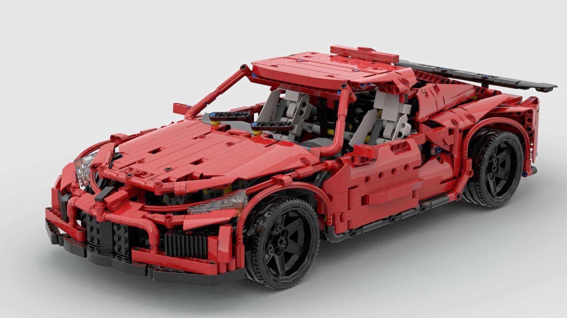 雪佛兰科尔维特c8 corvette moc