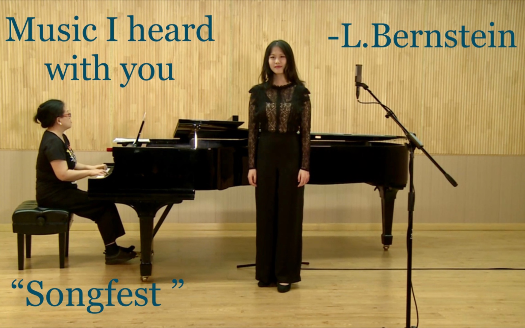 上海音乐学院附中新高三 次女高音 《Music I heard with you》from L.Bernstein “Songfest” 伯恩斯坦作品哔哩哔哩bilibili