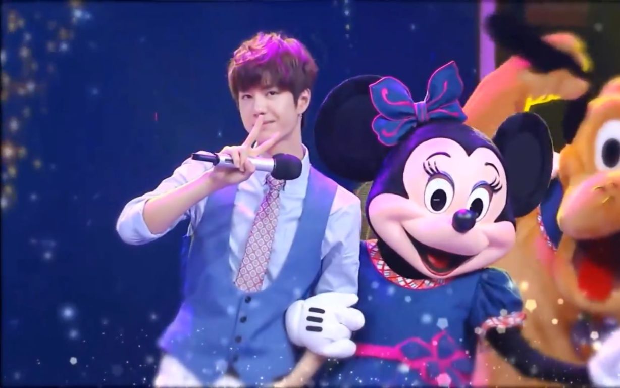 【王一博】20160812歌曲:从此以后(王一博 严禹豪) 模仿唐老鸭 学习