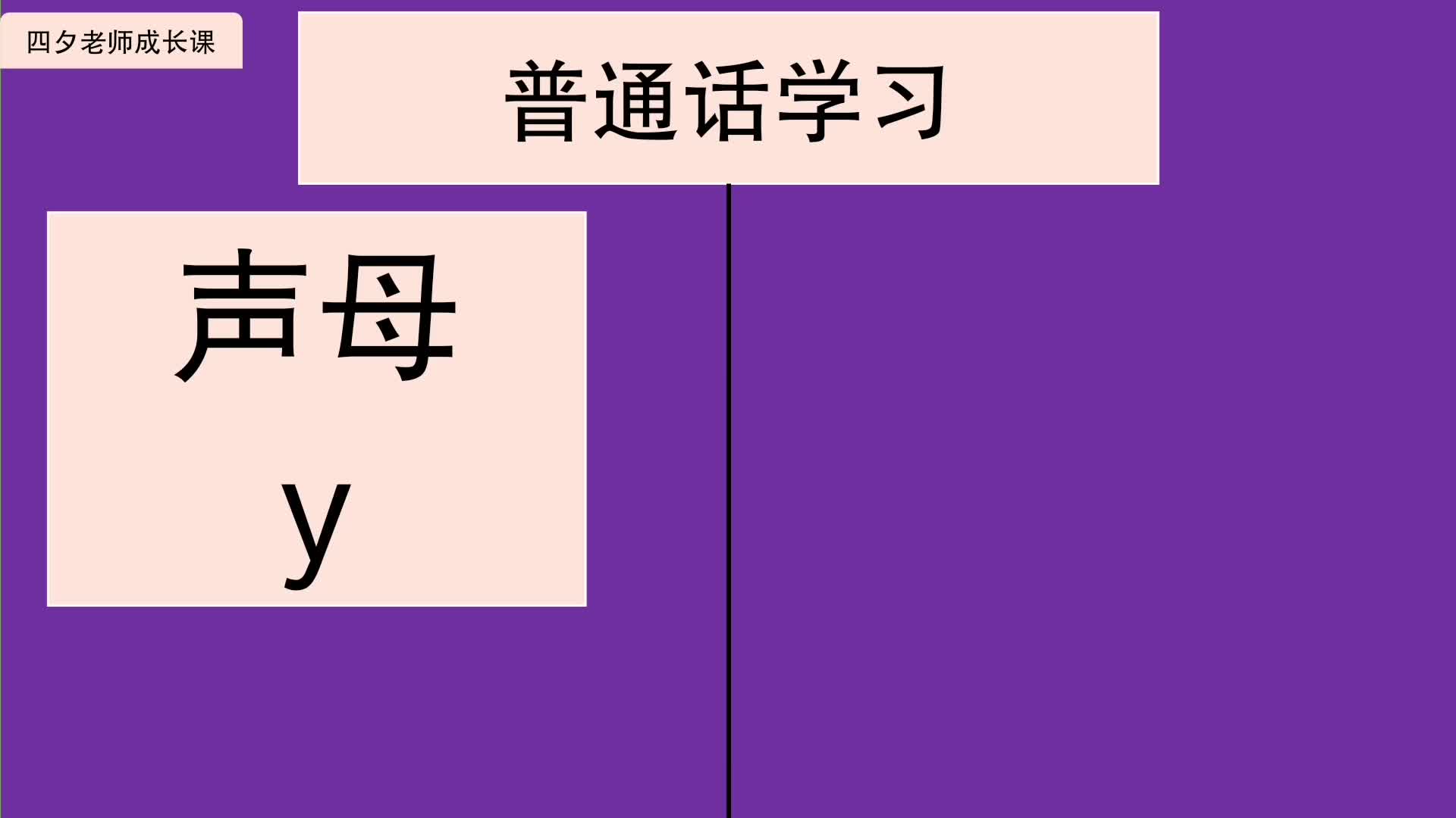 普通话教学:声母y的发音方式哔哩哔哩bilibili