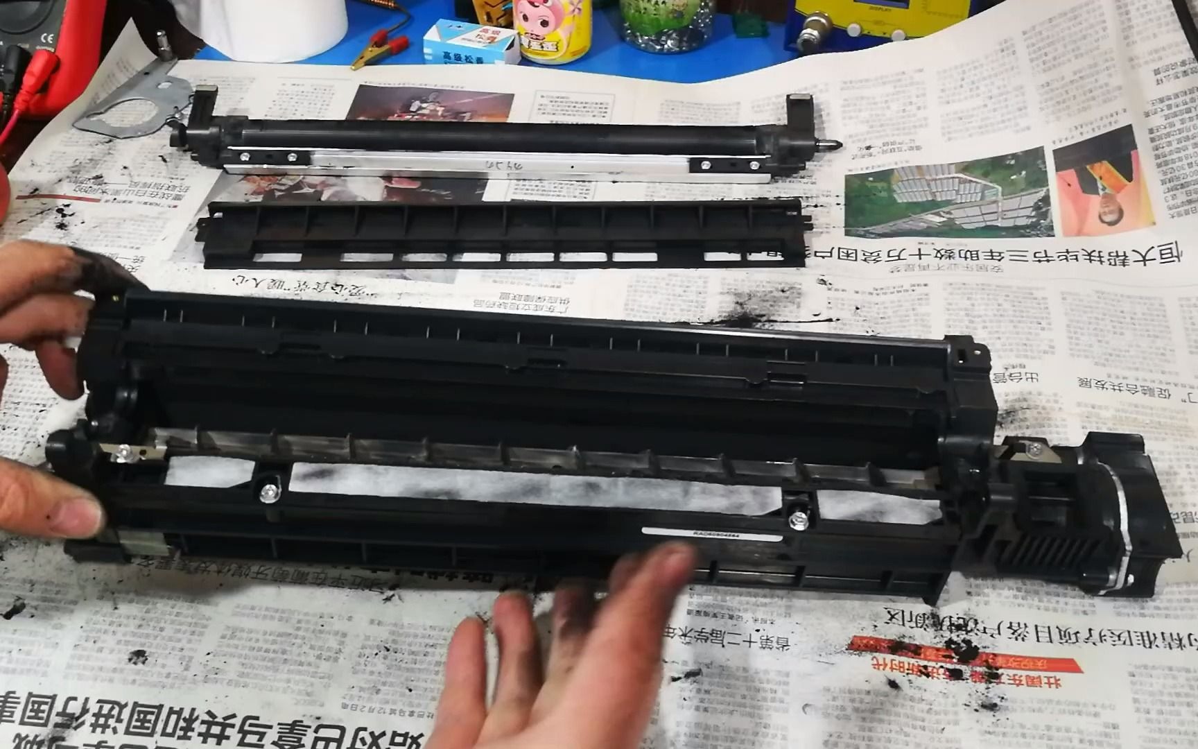 理光MP5002复印机漏载体副本底灰，更换载体是否能够解决