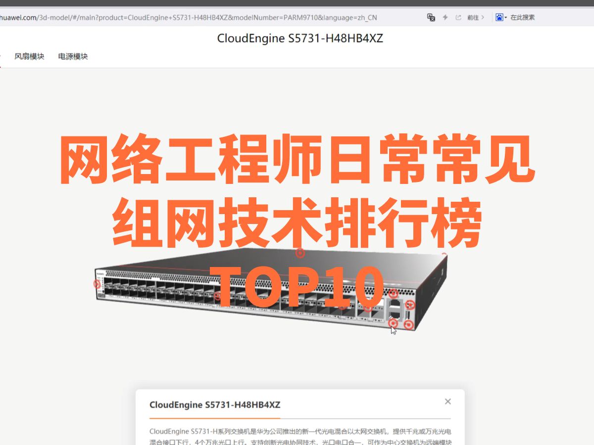 网络工程师日常常见组网技术排行榜TOP10哔哩哔哩bilibili