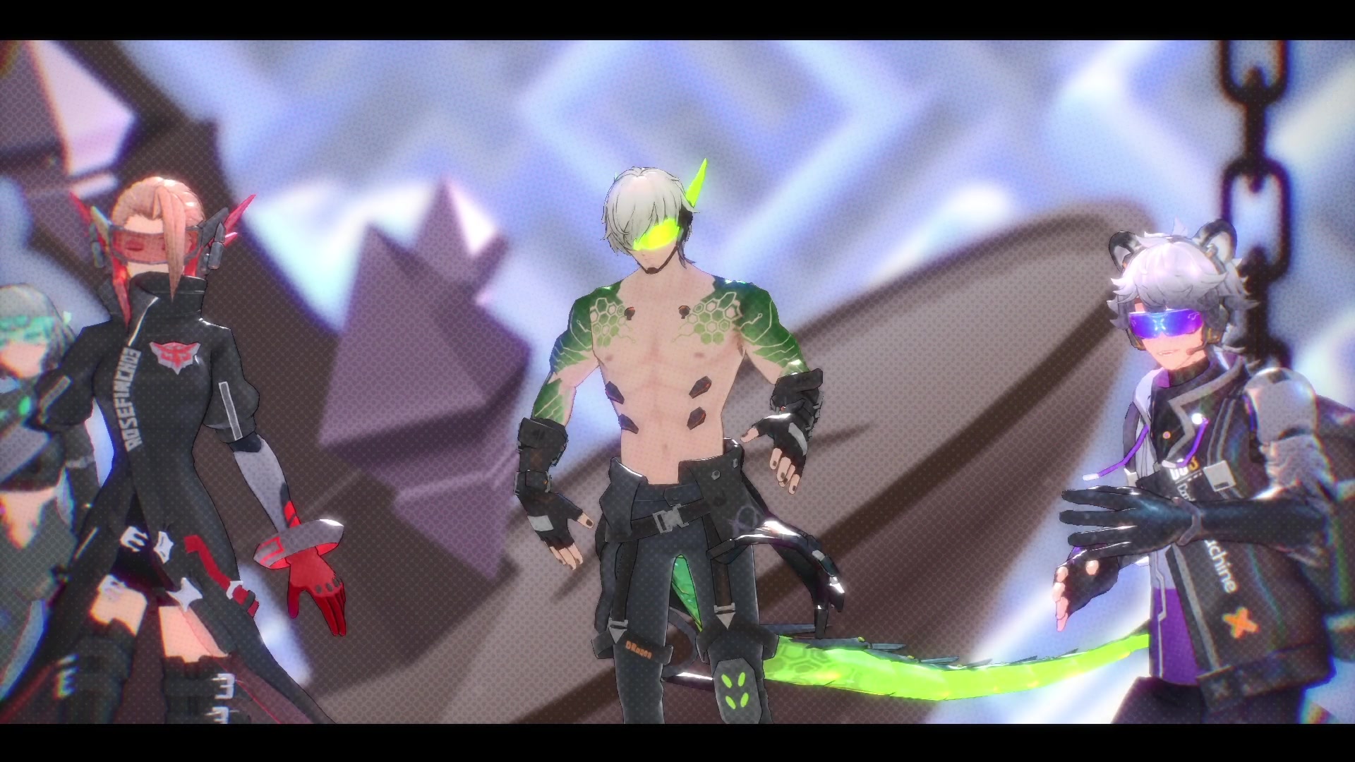 【非人学园mmd】非人学园二周年生日快乐!金阙四人——让其响彻