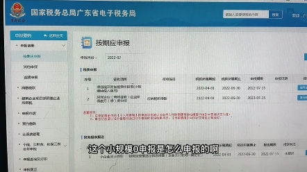小规模零申报流程,你会吗?哔哩哔哩bilibili
