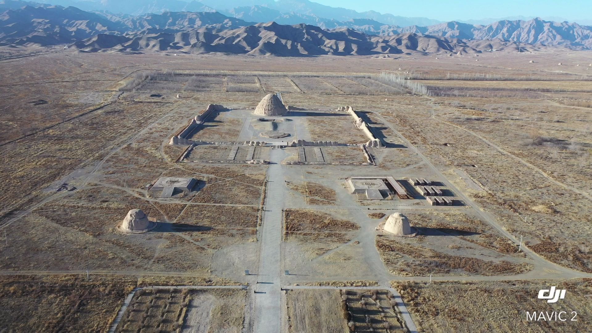 【航拍】西夏王陵 东方金字塔