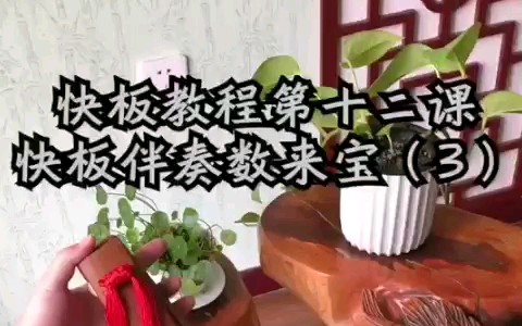 [图]【快板教程】第十二课：教唱数来宝（3）有字幕