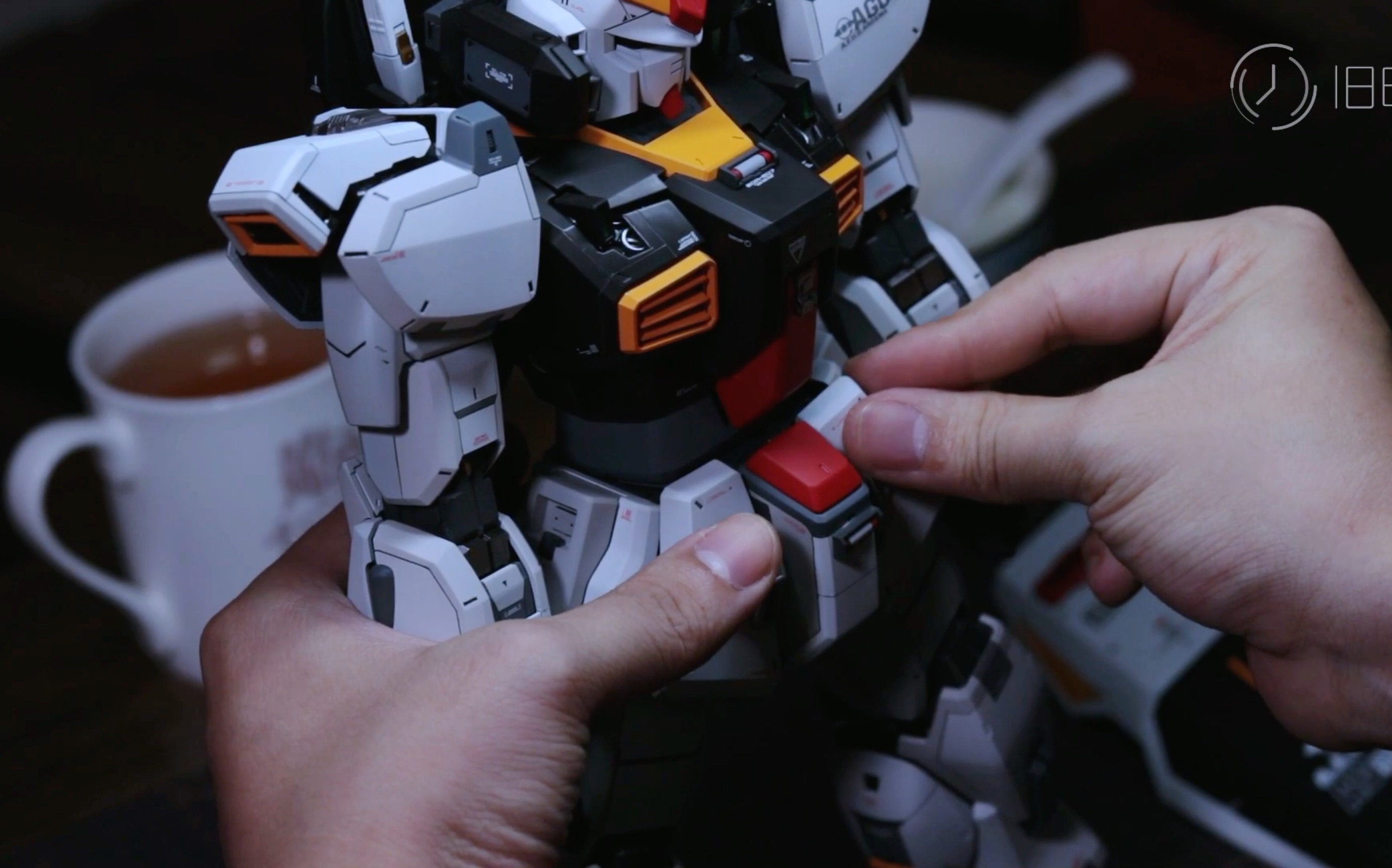 旧时制作加点细节老模也有春天万代pg马克兔mk2制作分享下集外甲篇