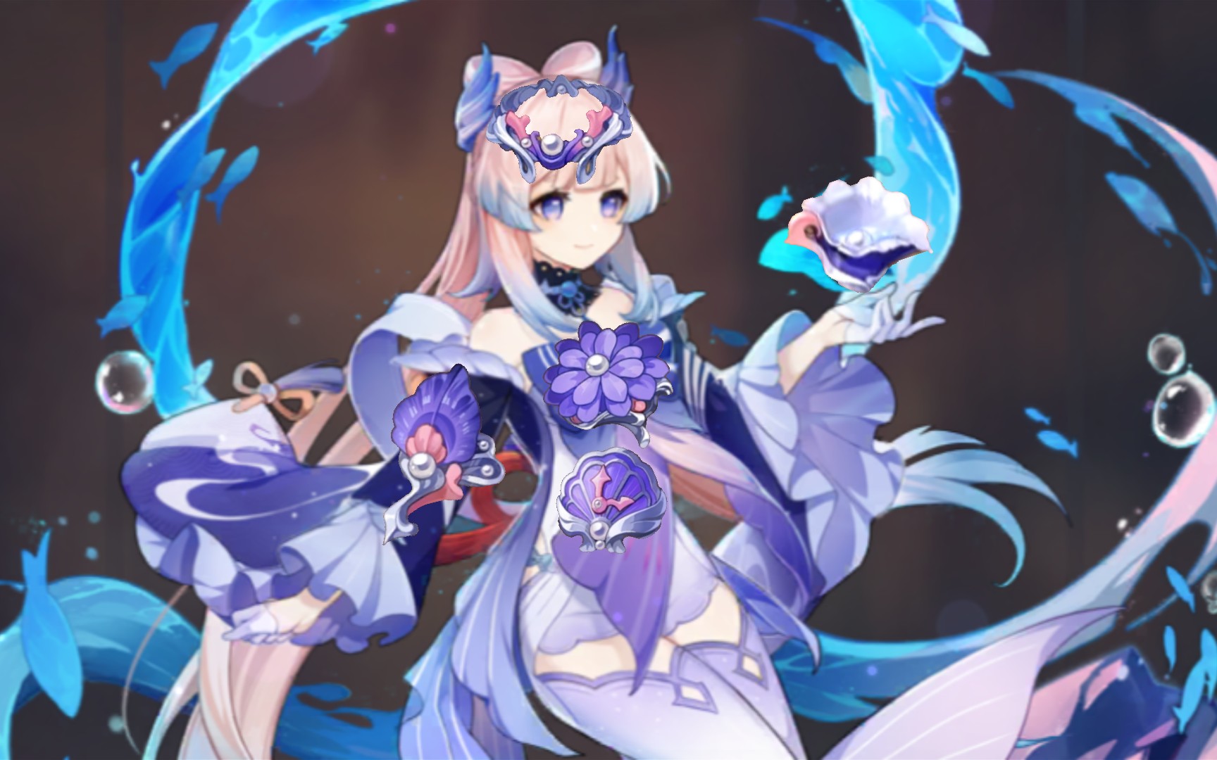 【原神】心海单通纯水精灵