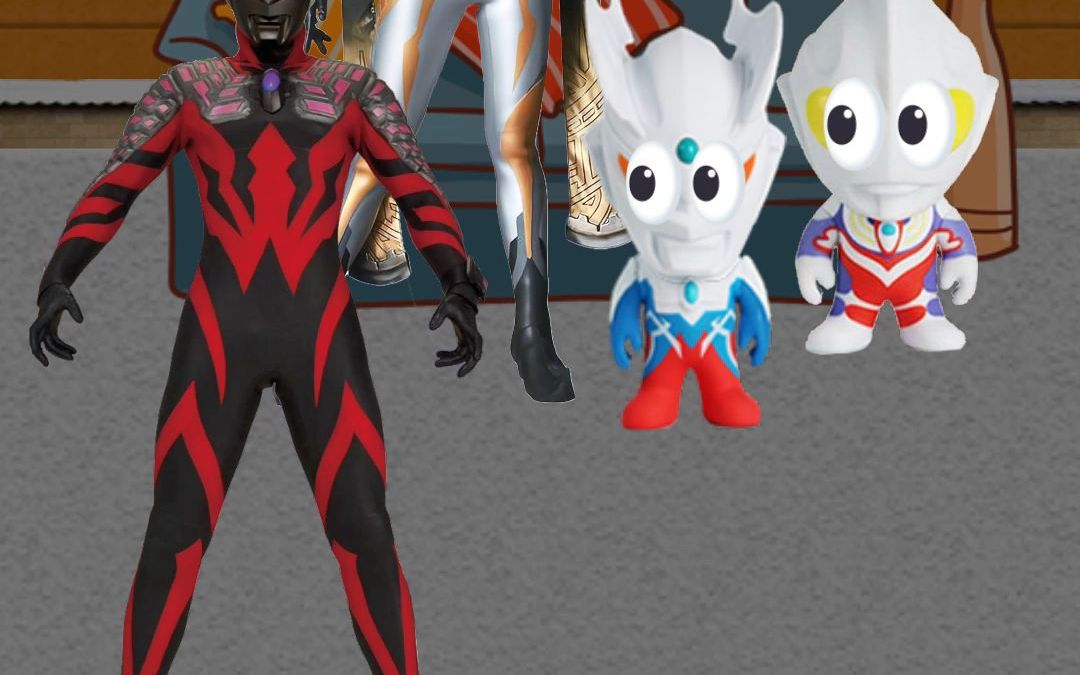 贝利亚伪装成赛罗,想要把小奥特曼吃了!