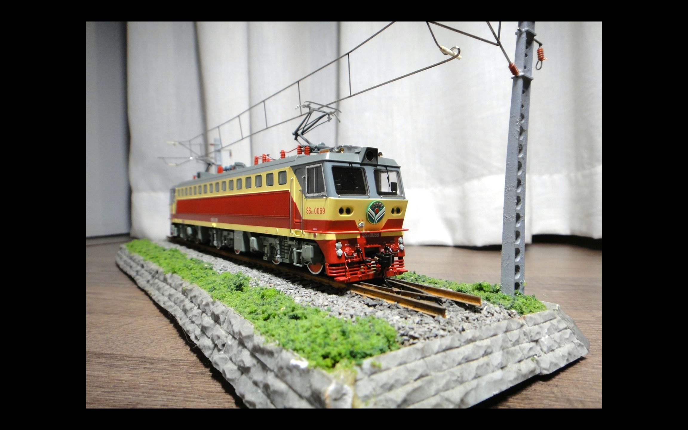 百万城火车模型韶山7c全方位展示,更多细节 高清静态 动态