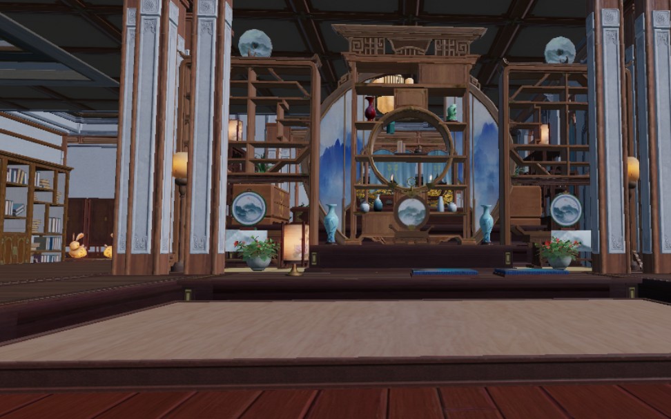 【天涯明月刀手游】【家园室内装修】凝辉堂-徽式-12级-qq_哔哩哔哩