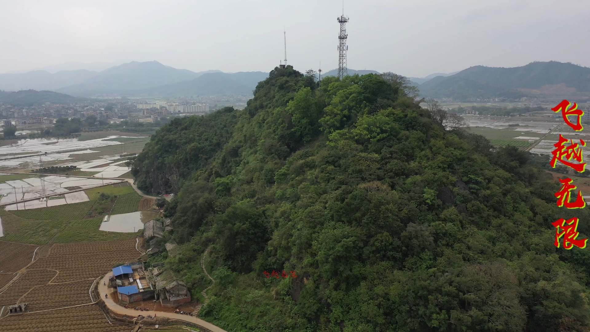 广西灵山全景图图片