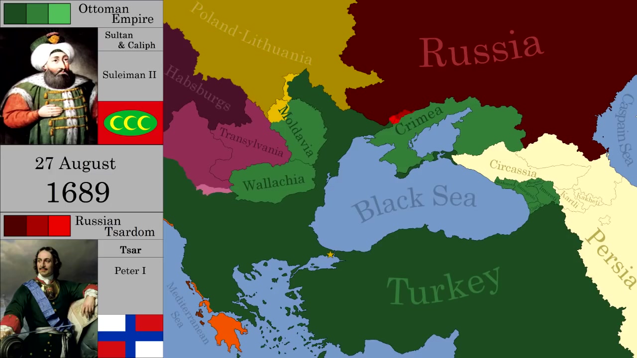 俄土战争地图图片