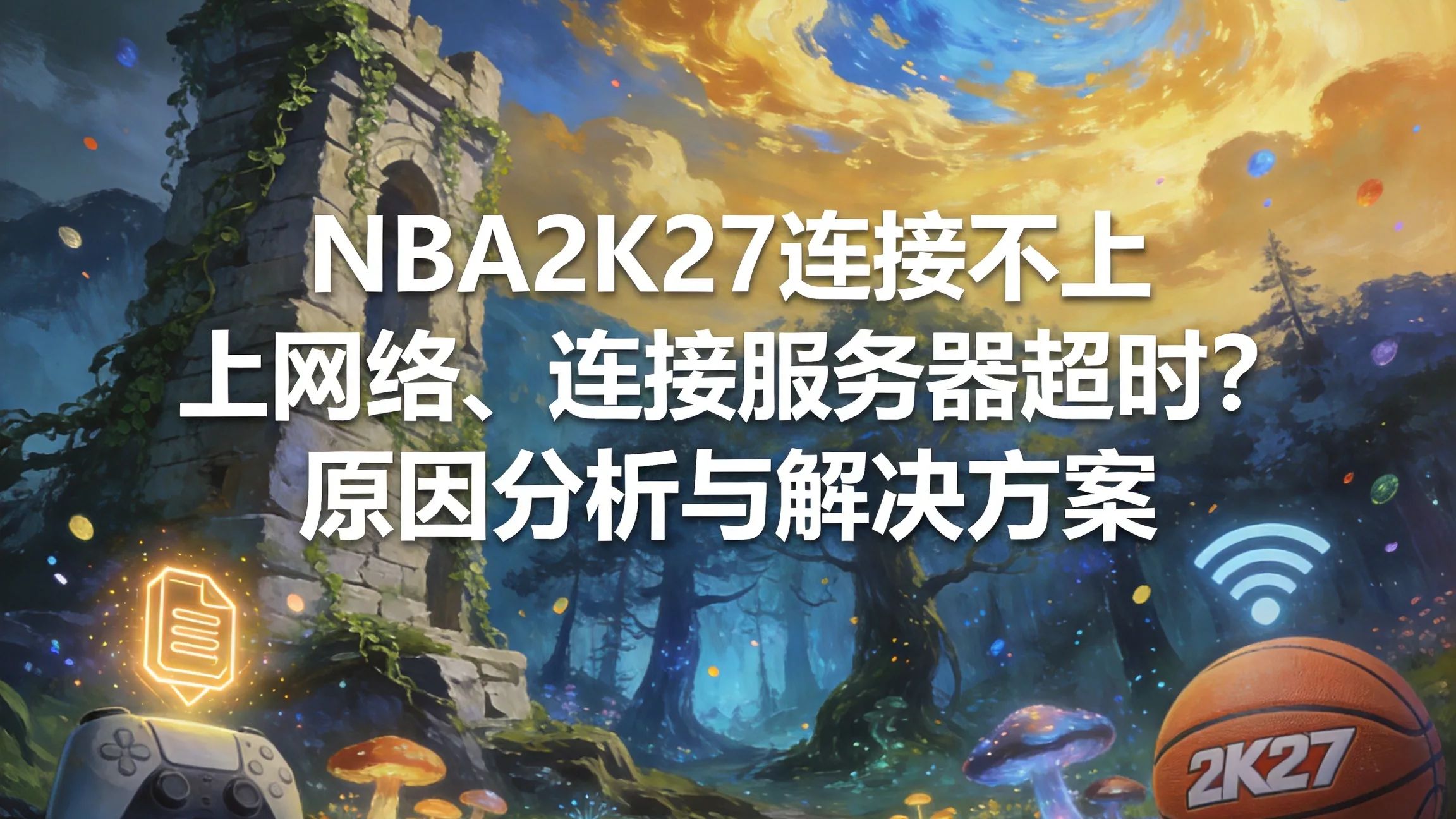 NBA2K27连接不上网络、连接服务器超时?原因分析与解决方案