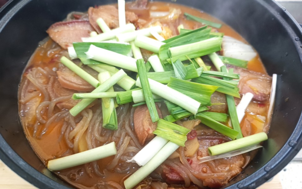 簡單家常菜 豬肉燉粉條 冬日小火鍋 農村美食 下飯菜 學做飯