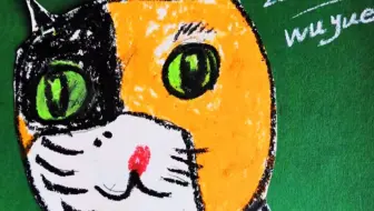 4岁宝宝课堂记录，简笔画《怀揣梦想的小猫猫》