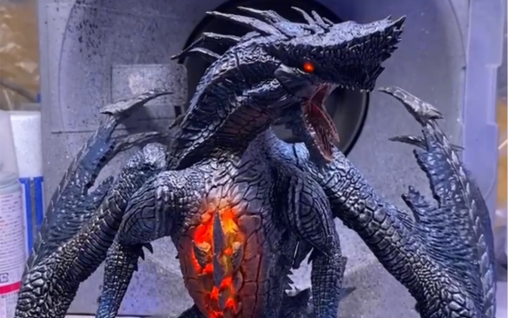 怪物猎人 巨戟龙 3d打印树脂成品