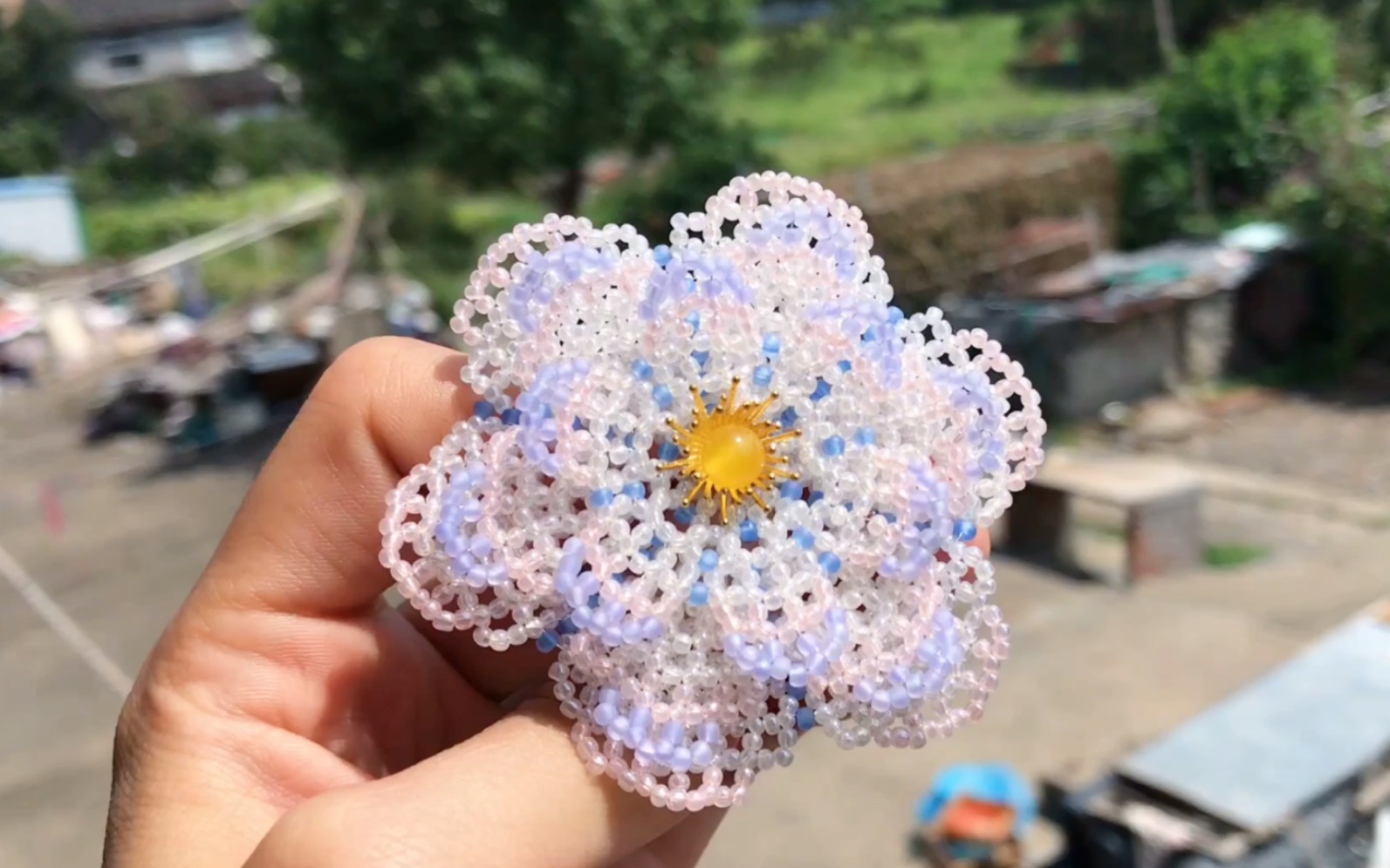 【米珠】【教程】第一层花瓣制作过程_哔哩哔哩 (゜-゜)つロ 干杯