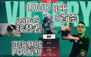 Download Video: 【LOUD qck】亚海悬城捷风POV解析 aspas接替者 无畏契约 valorant 瓦罗兰特 职业选手 决斗 捷提 jett 捷特 ASCENT 义境空岛