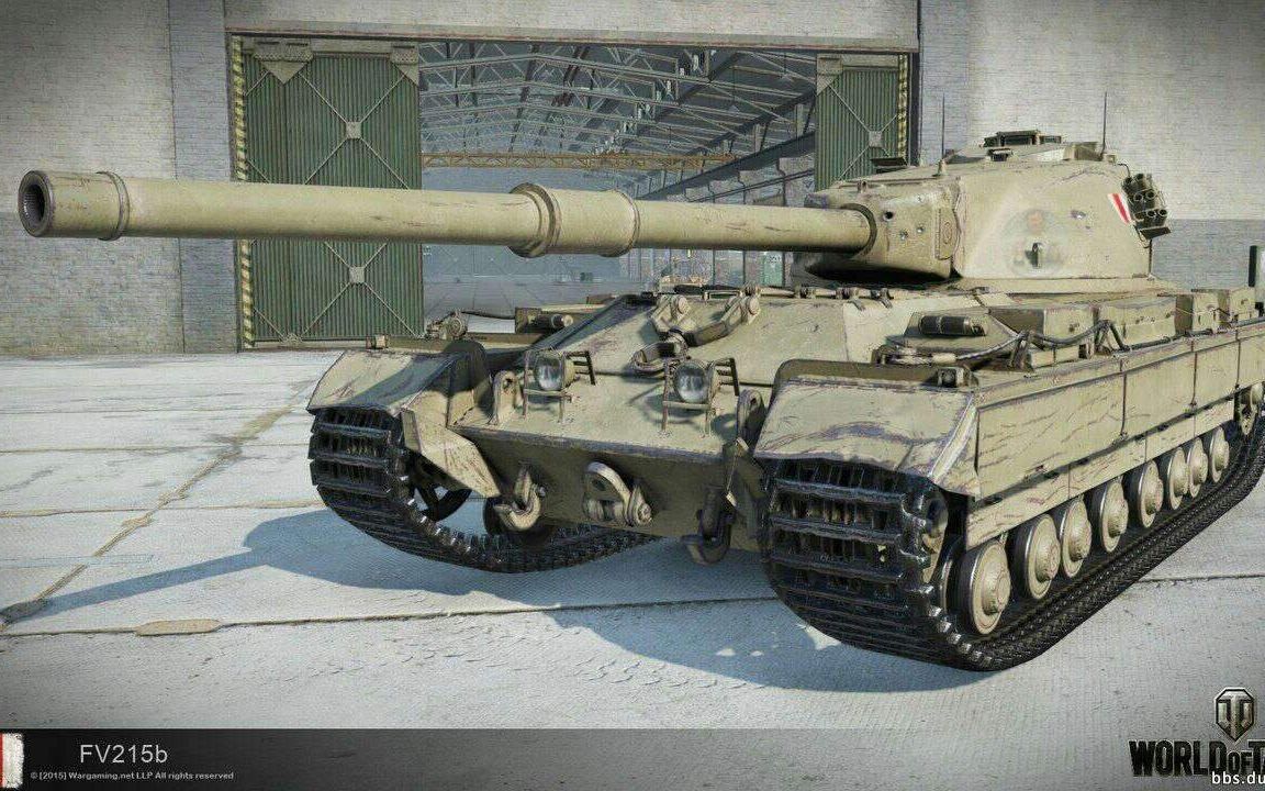 坦克世界闪电战火力型重坦fv215b投稿视频解说