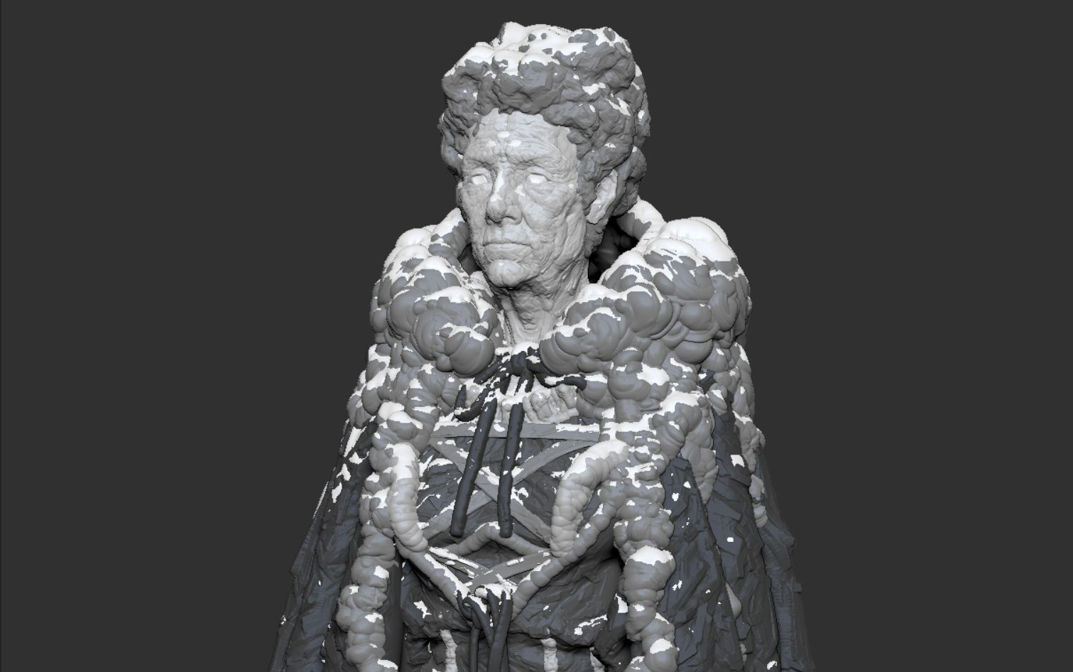 [图]ZBRUSH制作积雪方法，白嫖党的快乐！！！