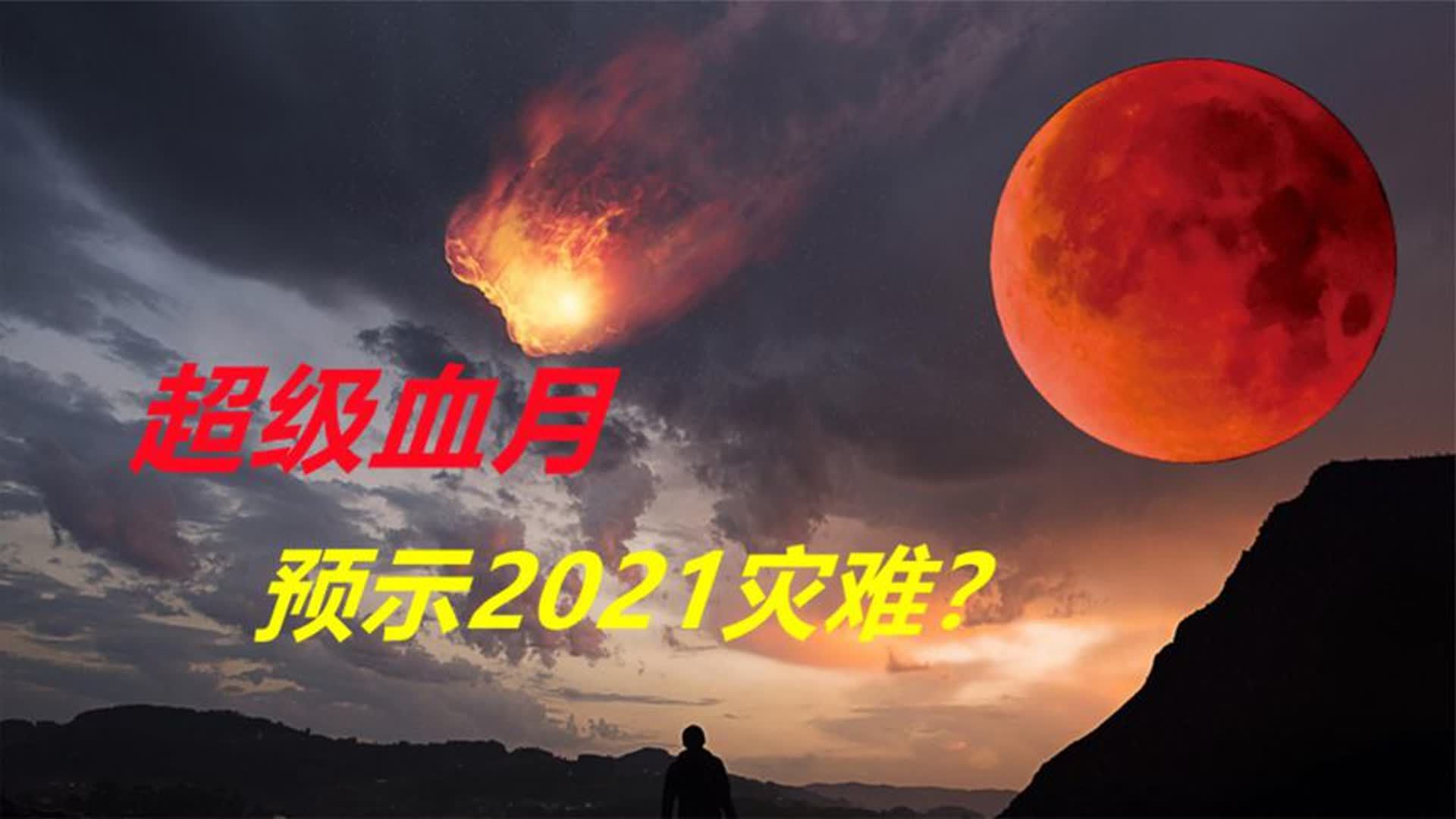 2021年将现超级血月!超级月亮+血月,是否预示着更大的灾难?哔哩哔哩bilibili