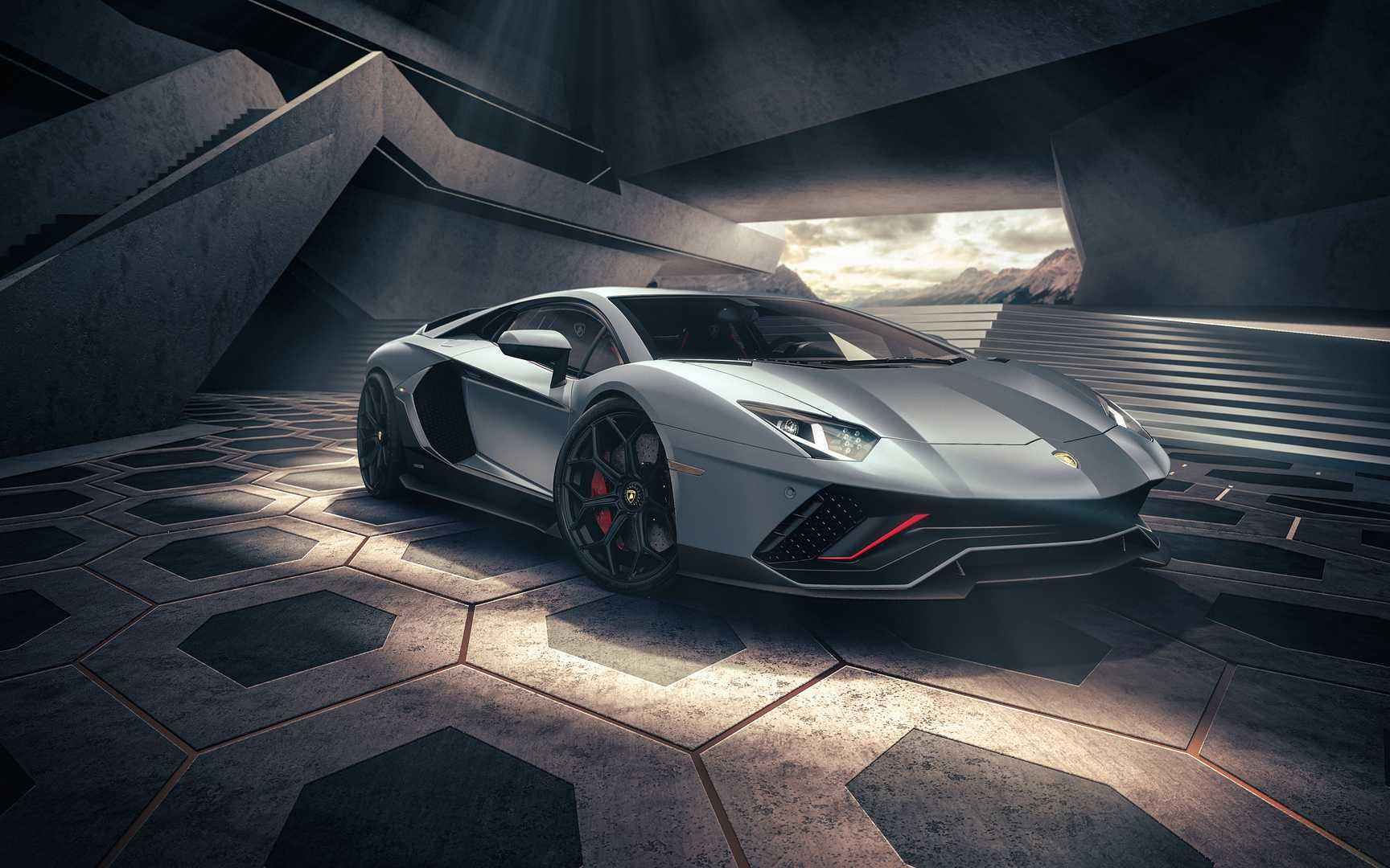 高清科幻大片 超跑兰博基尼大牛男人的玩具和美国空军战斗机同场